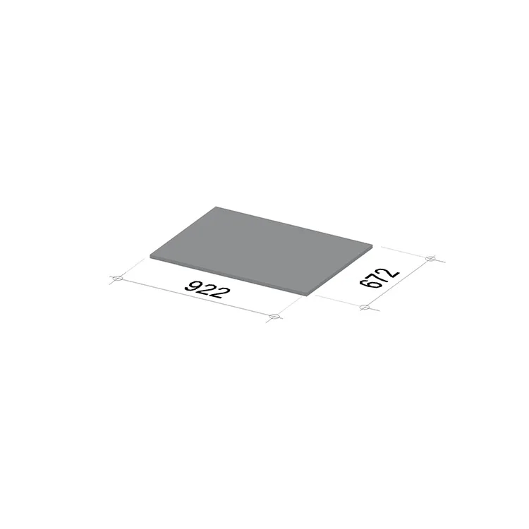 1M Platform | Length 922 mm | Width 672 mm | Height 19 mm