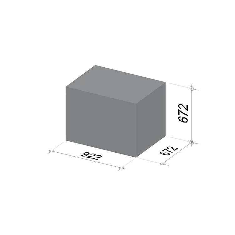 1M Platform | Length 922 mm | Width 672 mm | Height 672 mm