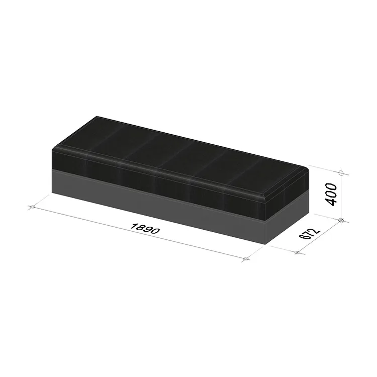 2M Seat | Length 1890 mm | Width 672 mm | Height 400 mm
