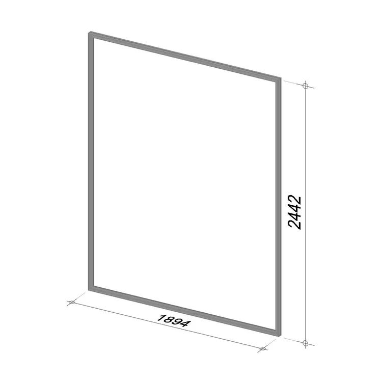 2M Silicone edge graphic frame | Length 1894 mm | Height 1894 mm