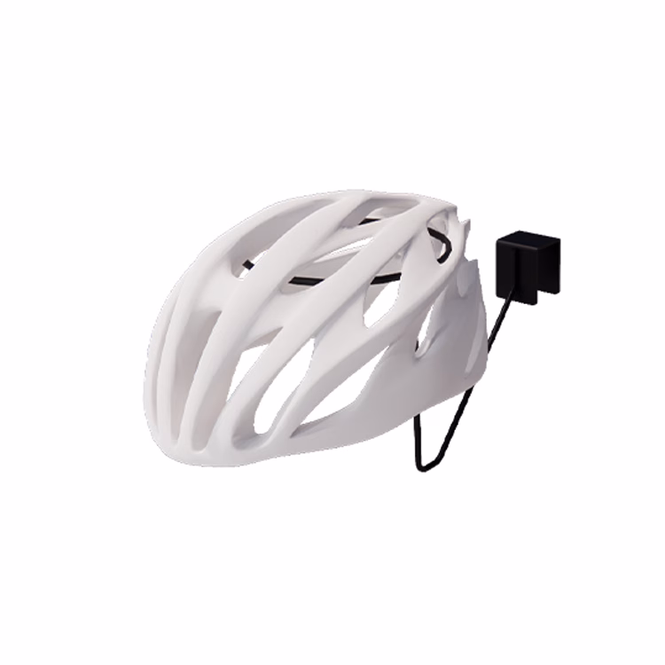 Grid wall helmet holder