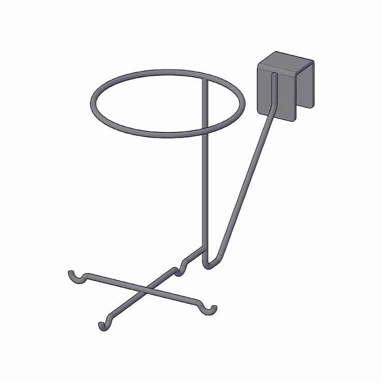 Grid wall helmet and glasses holder