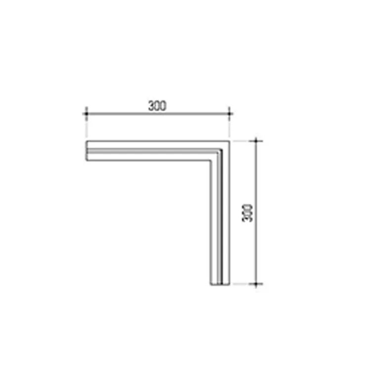Linear LED corner profile