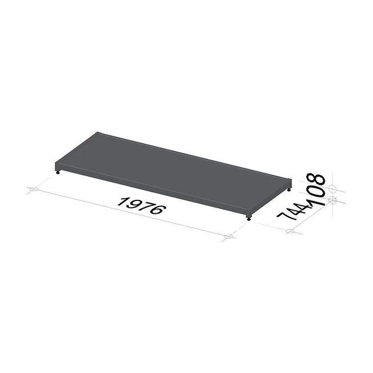 Bike display stand | Length 1976 mm | Width 744 mm | Height 108 mm
