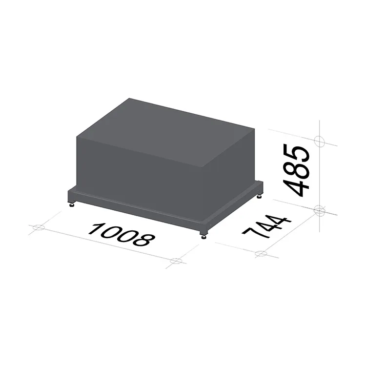 Accessory display stand | Length 1008 mm | Width 744 mm | Height 485 mm