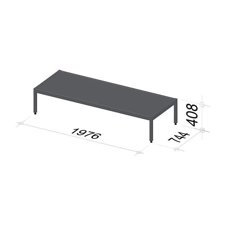 Bike display stand | Length 1976 mm | Width 744 mm | Height 408 mm
