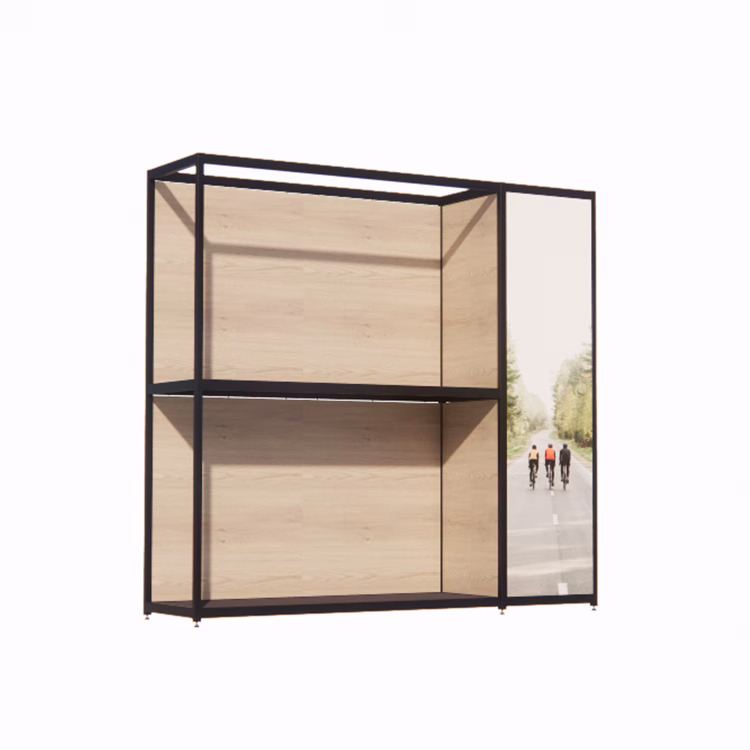 DECOFRAME wall bike presentation with visual