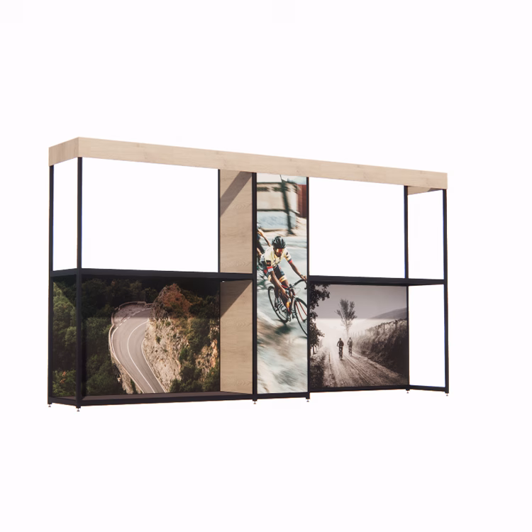 DECOFRAME wall bike presentation with visual